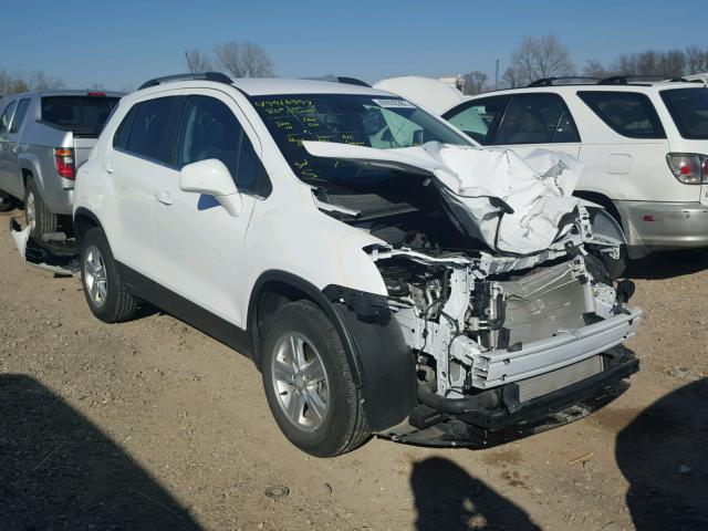 3GNCJRSB0FL255103 - 2015 CHEVROLET TRAX 1LT WHITE photo 1