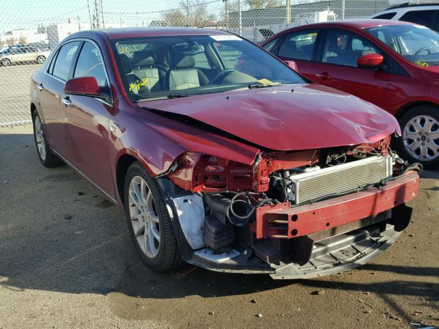 1G1ZK57758F219300 - 2008 CHEVROLET MALIBU LTZ RED photo 1