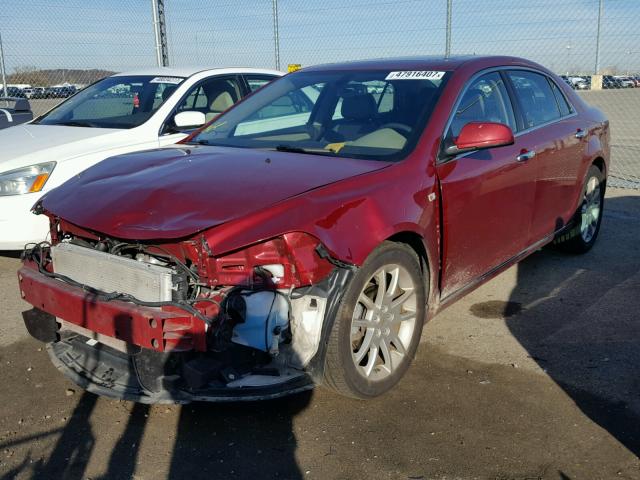 1G1ZK57758F219300 - 2008 CHEVROLET MALIBU LTZ 红色 照片 2