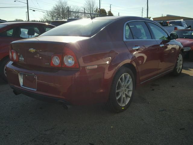 1G1ZK57758F219300 - 2008 CHEVROLET MALIBU LTZ 红色 照片 4