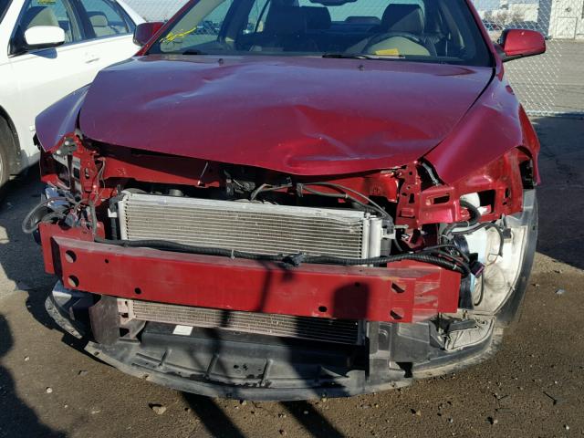 1G1ZK57758F219300 - 2008 CHEVROLET MALIBU LTZ 红色 照片 9