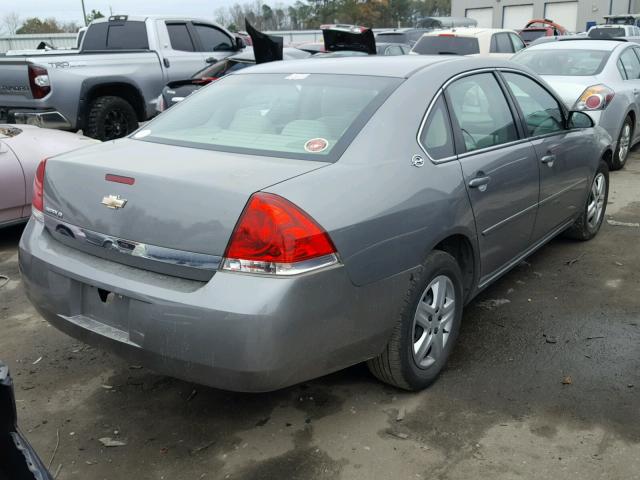 2G1WB55K969404319 - 2006 CHEVROLET IMPALA LS GRAY photo 4