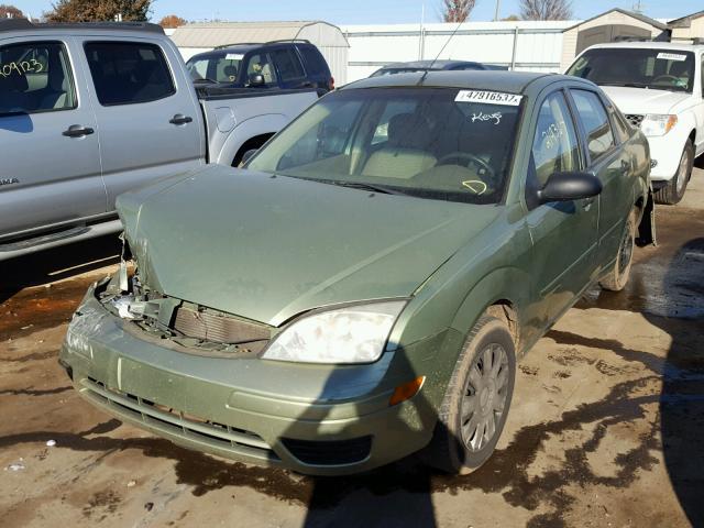 1FAFP34N87W270832 - 2007 FORD FOCUS ZX4 GREEN photo 2