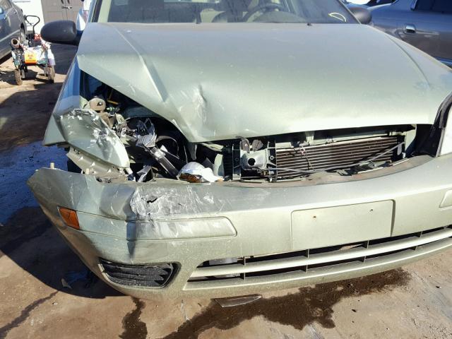 1FAFP34N87W270832 - 2007 FORD FOCUS ZX4 GREEN photo 9