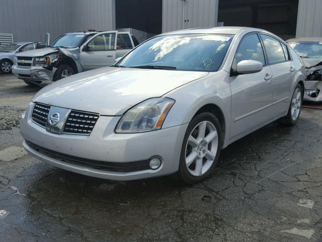 1N4BA41E45C847672 - 2005 NISSAN MAXIMA SE SILVER photo 2