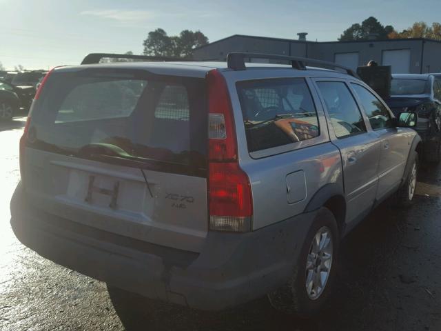 YV1SZ59H541157795 - 2004 VOLVO XC70 SILVER photo 4