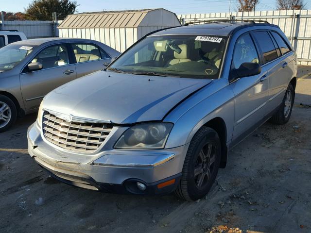 2C8GF68444R505217 - 2004 CHRYSLER PACIFICA BLUE photo 2