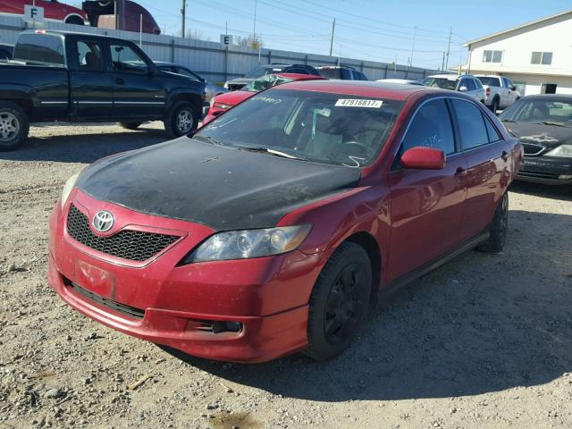 4T1BE46K37U062839 - 2007 TOYOTA CAMRY NEW RED photo 2