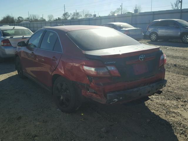 4T1BE46K37U062839 - 2007 TOYOTA CAMRY NEW RED photo 3