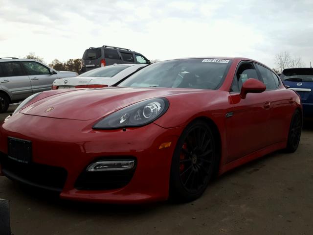 WP0AF2A70DL075103 - 2013 PORSCHE PANAMERA G RED photo 2