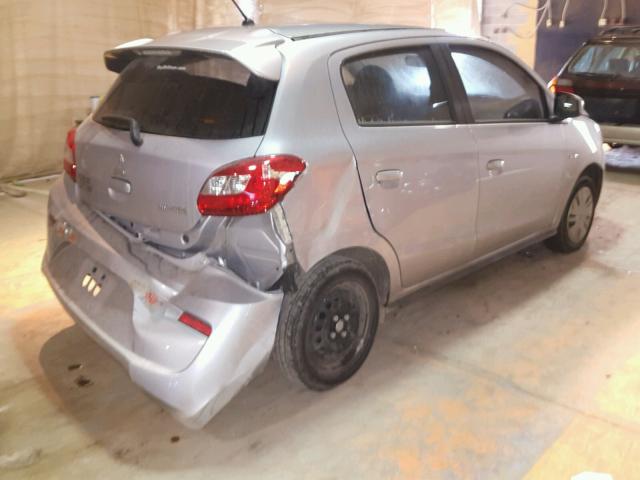 ML32A3HJ7HH001716 - 2017 MITSUBISHI MIRAGE ES SILVER photo 4