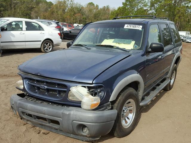 1FMZU62XXYZB72130 - 2000 FORD EXPLORER X BLUE photo 2