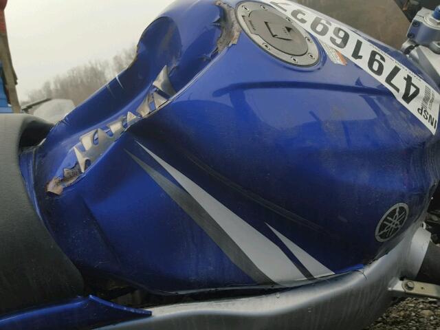 JYARJ10E86A000591 - 2006 YAMAHA YZF600 R BLUE photo 5