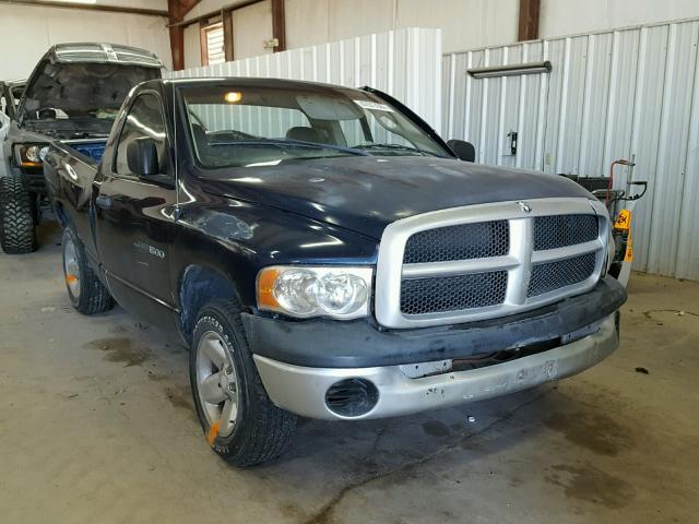 1D7HA16K02J216819 - 2002 DODGE RAM 1500 BLUE photo 1