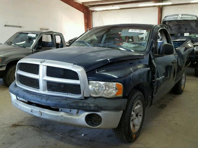 1D7HA16K02J216819 - 2002 DODGE RAM 1500 BLUE photo 2