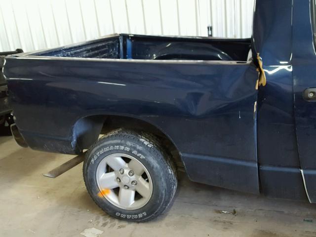 1D7HA16K02J216819 - 2002 DODGE RAM 1500 BLUE photo 9