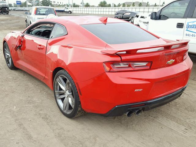 1G1FH1R7XG0161774 - 2016 CHEVROLET CAMARO SS RED photo 3