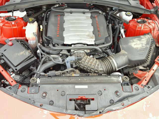 1G1FH1R7XG0161774 - 2016 CHEVROLET CAMARO SS Rojo foto 7