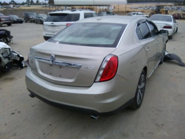 1LNHL9DR1AG606872 - 2010 LINCOLN MKS GOLD photo 4