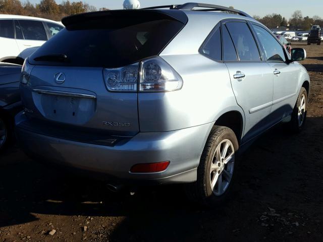 2T2HK31U08C079876 - 2008 LEXUS RX 350 BLUE photo 4