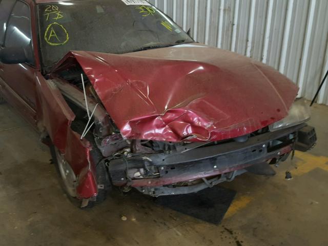 1G2NE55D2SC723709 - 1995 PONTIAC GRAND AM S MAROON photo 9