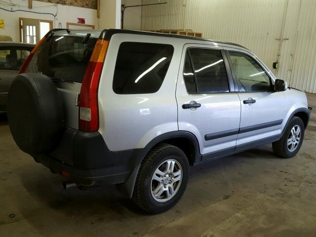 JHLRD788X4C048031 - 2004 HONDA CR-V EX ვერცხლისფერი ფოტო 4
