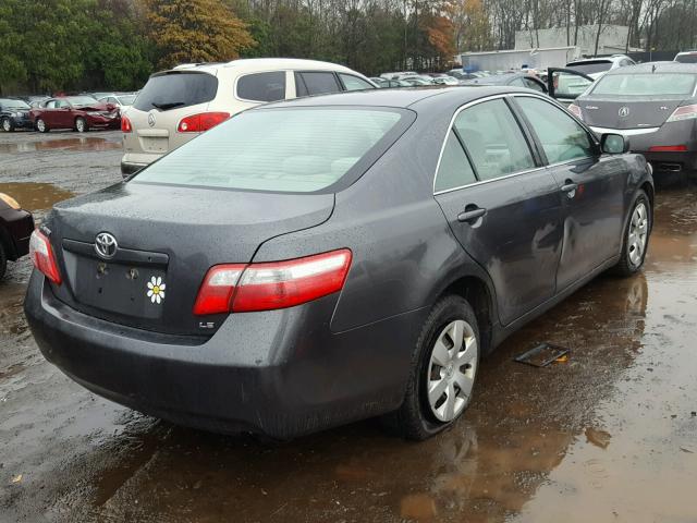 4T1BE46K19U854720 - 2009 TOYOTA CAMRY BASE GRAY photo 4