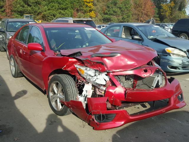 4T1BF3EK9BU144012 - 2011 TOYOTA CAMRY BASE RED photo 1