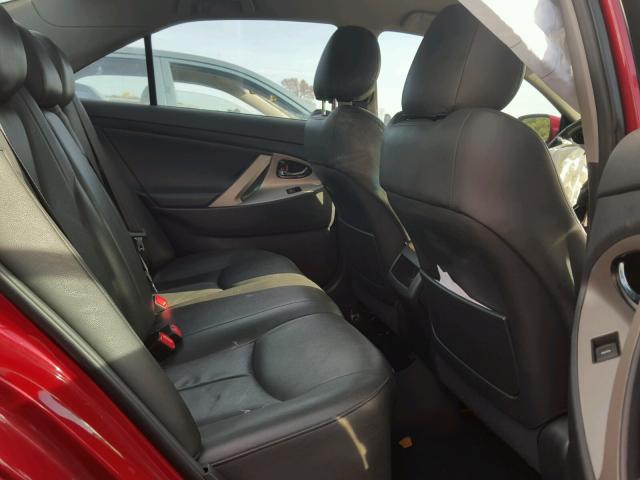 4T1BF3EK9BU144012 - 2011 TOYOTA CAMRY BASE RED photo 6