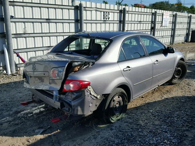 1YVHP80C275M51168 - 2007 MAZDA 6 I GRAY photo 4