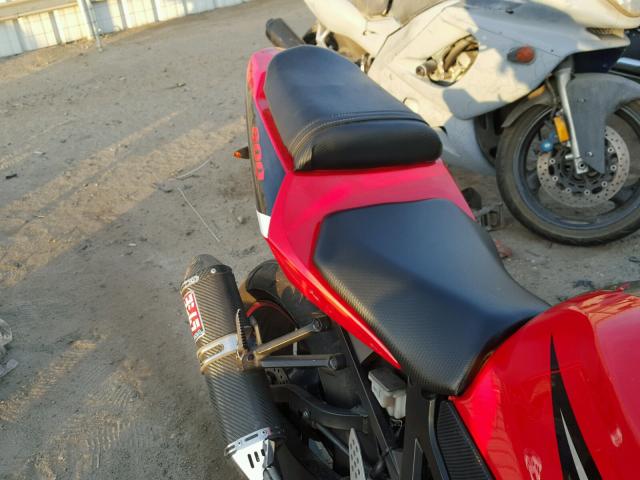 JS1GN7CA252108493 - 2005 SUZUKI GSX-R600 K RED photo 6