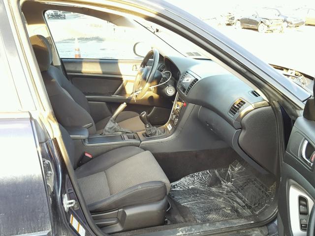 4S3BL616656209429 - 2005 SUBARU LEGACY 2.5 BLUE photo 5