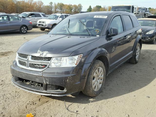 3C4PDCAB6HT534588 - 2017 DODGE JOURNEY SE CHARCOAL photo 2