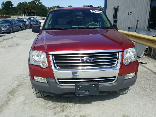 1FMEU63E56UB29515 - 2006 FORD EXPLORER X RED photo 9