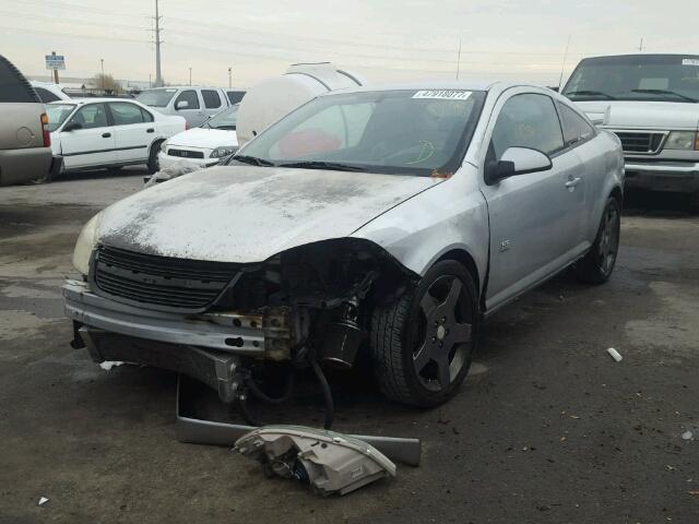 1G1AP12P957606307 - 2005 CHEVROLET COBALT SS SILVER photo 2