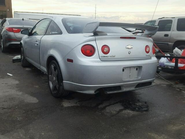 1G1AP12P957606307 - 2005 CHEVROLET COBALT SS SILVER photo 3