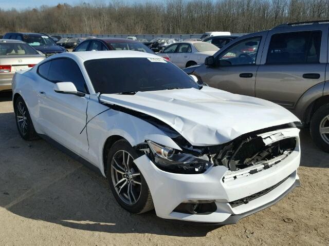 1FA6P8TH6G5324403 - 2016 FORD MUSTANG WHITE photo 1