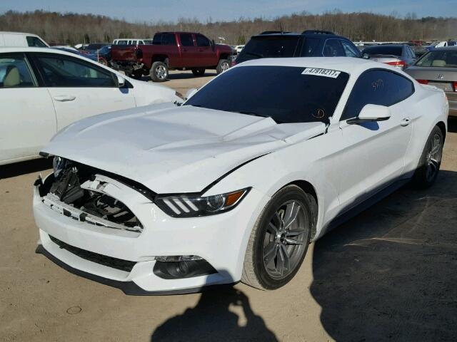 1FA6P8TH6G5324403 - 2016 FORD MUSTANG WHITE photo 2