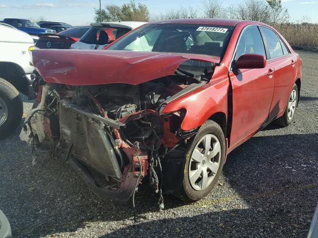 4T1BE46K69U357551 - 2009 TOYOTA CAMRY BASE RED photo 2