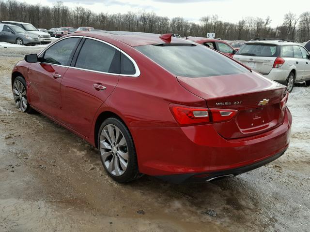 1G1ZH5SX9GF263577 - 2016 CHEVROLET MALIBU PRE 栗色 照片 3