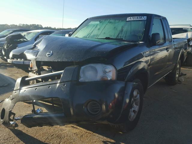 1N6DD26T14C479050 - 2004 NISSAN FRONTIER K BLACK photo 2