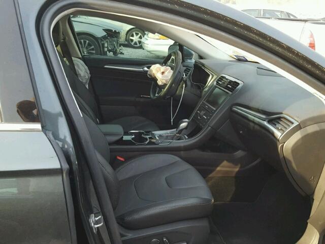 3FA6P0K96GR213763 - 2016 FORD FUSION TIT GREEN photo 5