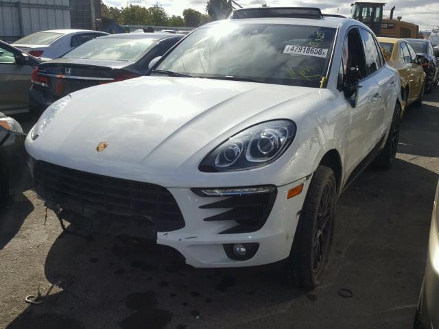 WP1AB2A54FLB68363 - 2015 PORSCHE MACAN S WHITE photo 2