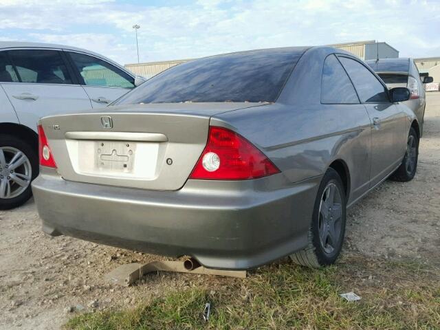 1HGEM22924L055251 - 2004 HONDA CIVIC EX GRAY photo 4