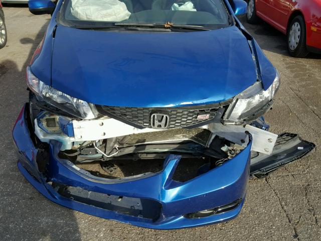 2HGFG4A50DH702958 - 2013 HONDA CIVIC SI BLUE photo 9