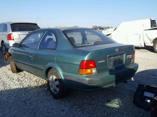 JT2AC52L2T0156800 - 1996 TOYOTA TERCEL STD GREEN photo 3