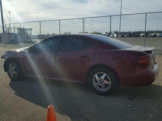 2G2WS522841342052 - 2004 PONTIAC GRAND PRIX MAROON photo 3