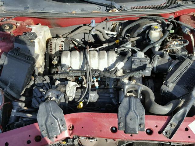 2G2WS522841342052 - 2004 PONTIAC GRAND PRIX მუქწითელი ფოტო 7