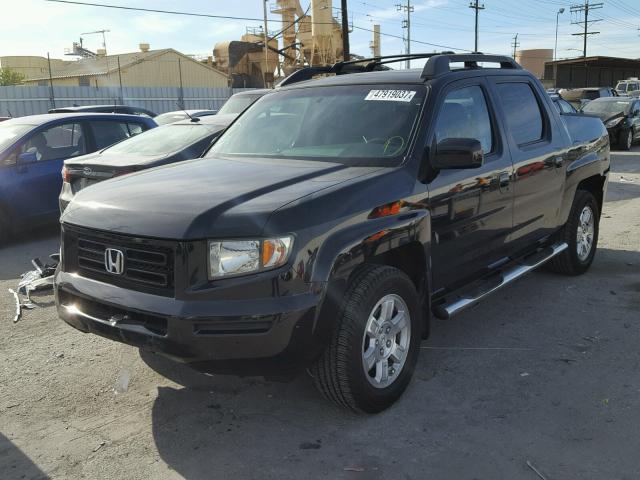 2HJYK16418H524158 - 2008 HONDA RIDGELINE BLACK photo 2