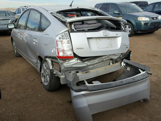 JTDKB20U697879199 - 2009 TOYOTA PRIUS SILVER photo 3